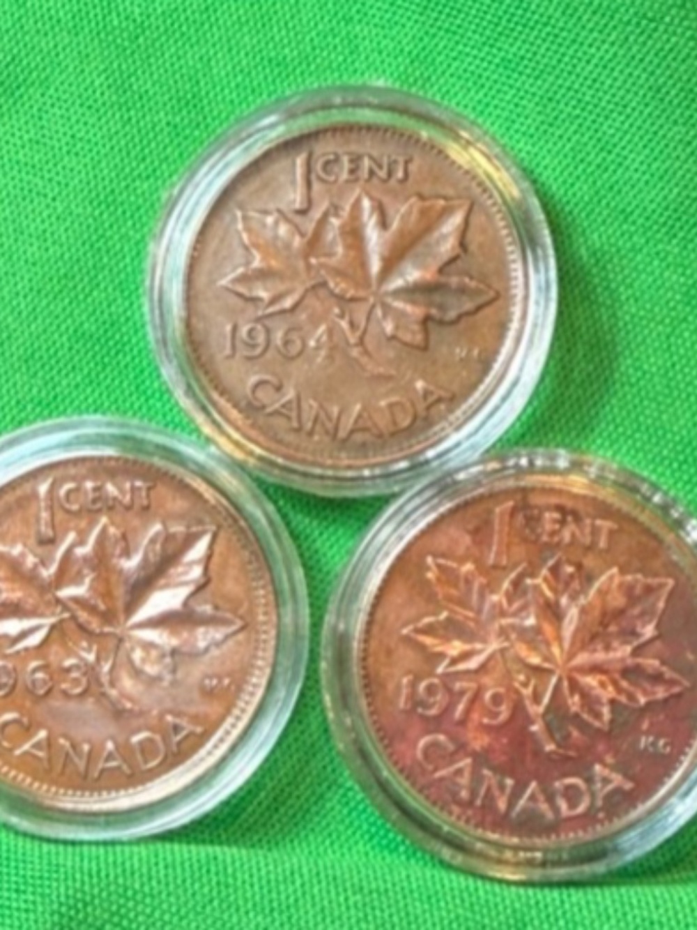 1963-1964 & 1979 Canadian Penny- Actual Coin in Photos #206191753022